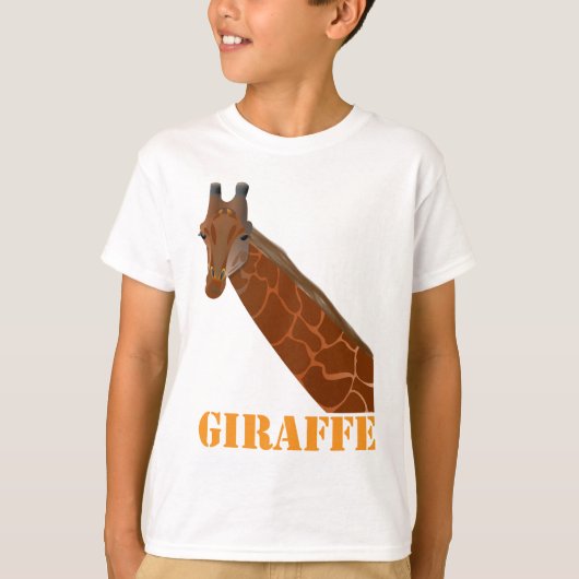 Giraffe Ringer T-Shirt (Voorkant)