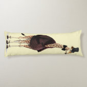 Giraffe Roken Jas Lichaamskussen (Achterkant)