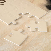 Giraffe romantique Drôle Puzzle Cadeau Texte perso (Côté)