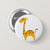 Giraffe Ronde Button 5,7 Cm (Voorkant /achterkant)