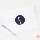 Giraffe Ronde Sticker (Envelop)