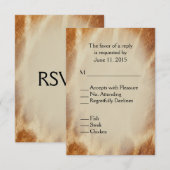 Giraffe RSVP Kaartje (Voorkant / Achterkant)