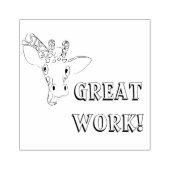 Giraffe Rubberstempel schoolaanmoediging Rubberstempel