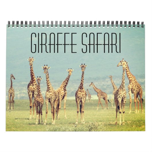 Giraffe Safari 2025 Kalender (Hoes)
