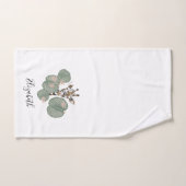 Giraffe Safari Animal Botanique (Serviette à main)