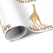 GIRAFFE SAFARI CADEAUPAPIER (Rol Hoek)