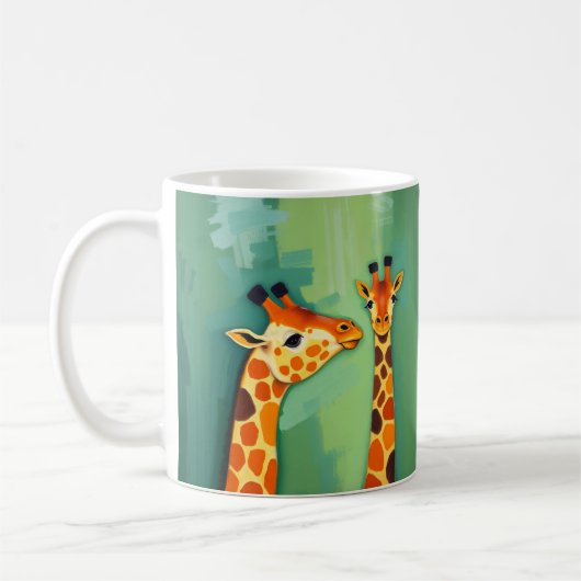 Giraffe Safari Coffee Mug (Gauche)