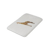 Giraffe Safari Design Stripe Badmat (Gekanteld)