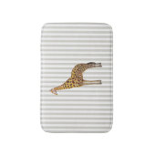 Giraffe Safari Design Stripe Badmat (Voorkant Verticaal)