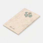 Giraffe Safari Dier Botanisch Post-it® Notes (Schuin)