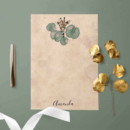 Giraffe Safari Dier Botanisch Post-it® Notes