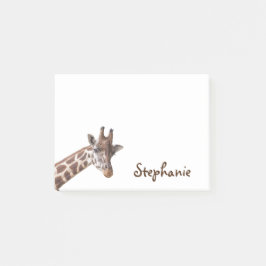 Giraffe Safari Dier Meisjesnaam Kinderen Post-it® Notes
