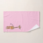 Giraffe, safari-dieren bad handdoek (Handdoek)