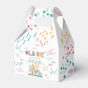 Giraffe Safari Dieren Jongen Baby shower Bedankdoosjes
