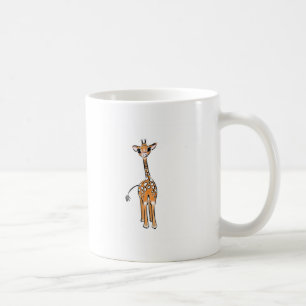 Giraffe, safari-dieren koffiemok