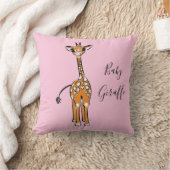 Giraffe, safari-dieren kussen (Deken)
