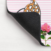 Giraffe, safari-dieren muismat (Hoek)