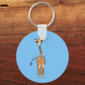 Giraffe, safari-dieren sleutelhanger (Voorkant)