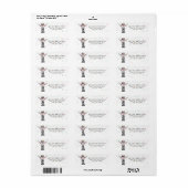 Giraffe Safari | Return Address Label (Full Sheet)