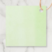 Giraffe safari tropisch groen blad baby shower bedankjes labels (Achterkant)