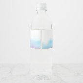 Giraffe Safari Waterfles Etiket (Achterkant)