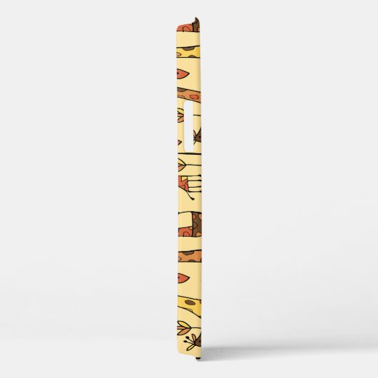 Giraffe schets, leuk naadloos ontwerp. Case-Mate iPhone case (Achterkant / Rechts)