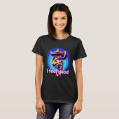 Giraffe se sent bien drôle T-shirt (Devant entier)