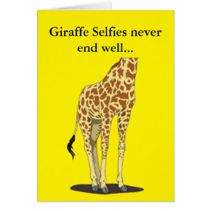 Giraffe selfies