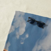 Giraffe Serviette de plage personnalisée (En situation)