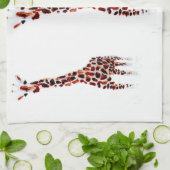 Giraffe Serviette Faune Art (Plié)