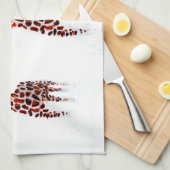 Giraffe Serviette Faune Art (Quart Plié)