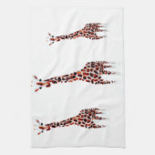 Giraffe Serviette Faune Art (Vertical)