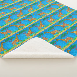 Giraffe - Sherpa Blanket Sherpa Deken
