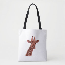 Giraffe shopping bag draagtas
