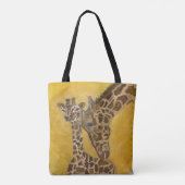 Giraffe Shopping Tas moeder en kind (Achterkant)