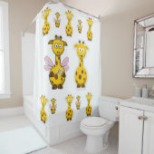 Giraffe Shower Curtain Douchegordijn (In situ)