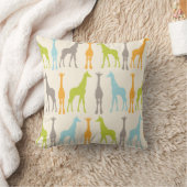 Giraffe Silhouette Nursery Coussin (Couverture)