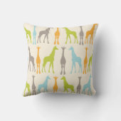 Giraffe Silhouette Nursery Coussin (Verso)