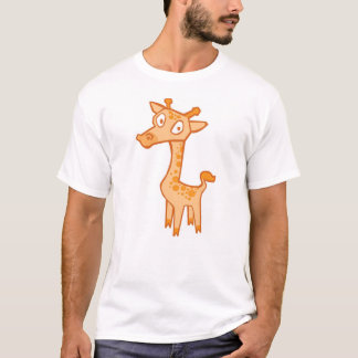 Giraffe - Sinaasappel T-shirt