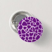 Giraffe Skin Paarse textuur-23324 Ronde Button 3,2 Cm (Voorkant /achterkant)