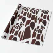 Giraffe Skin Pattern Cadeaupapier (Uitgerold)