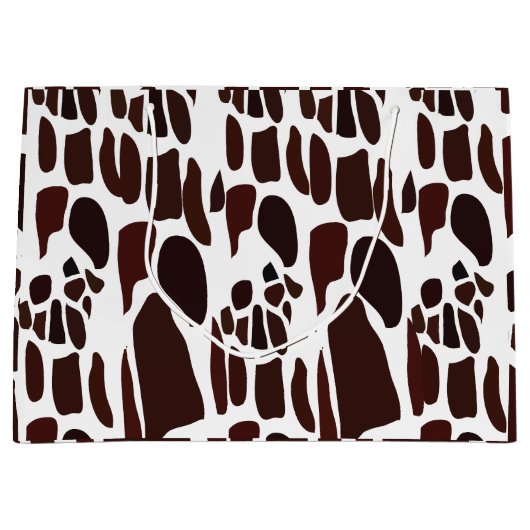 Giraffe Skin Pattern Groot Cadeauzakje (Voorkant)
