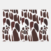Giraffe Skin Pattern Inpakpapier Vel (Voorkant 2)