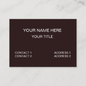 Giraffe Skin Pattern Visitekaartje (Achterkant)