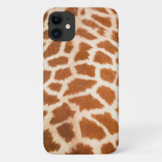 Giraffe Skin Texture Brown Pattern Case-Mate iPhone Case (Achterkant)