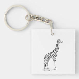Giraffe Sleutelhanger