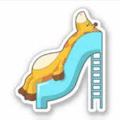 Giraffe Slide Sticker (Voorkant)