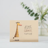 Giraffe - Soyez vous-même Carte Postale (Debout devant)