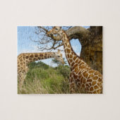 Giraffe spel puzzel (Horizontaal)