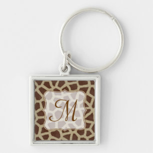 Giraffe Spot Animal Print Wild Cat Safar Sleutelha Sleutelhanger